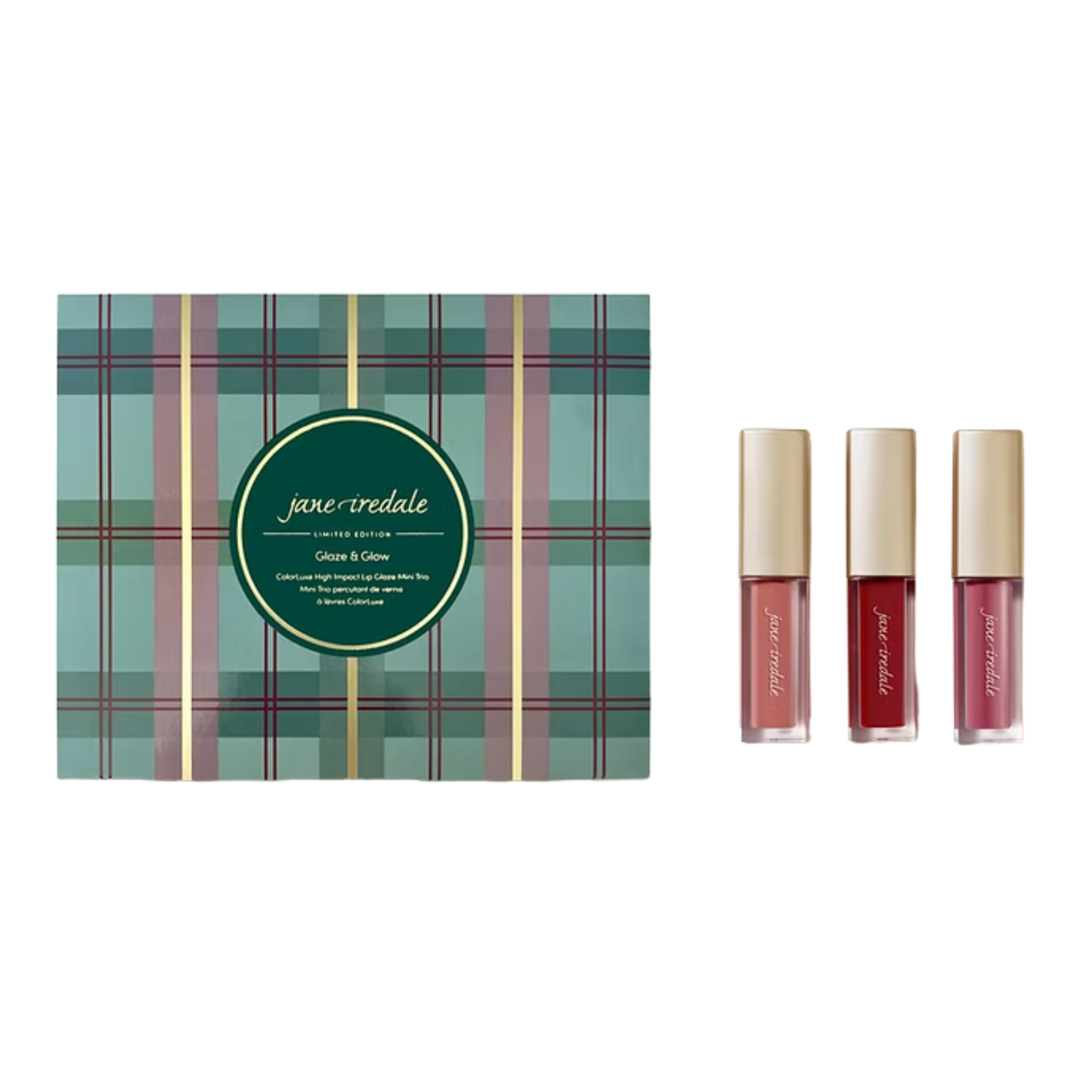 Jane Iredale - Glaze & Glow ColorLuxe High Impact Lip Glaze Mini Trio
