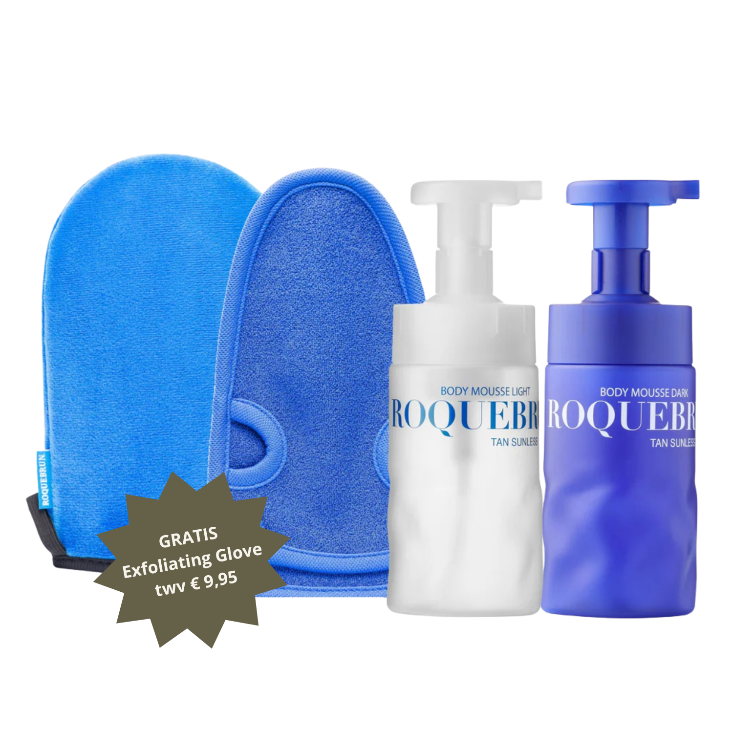 Self-tan promo pack: Body Mousse & Gloves