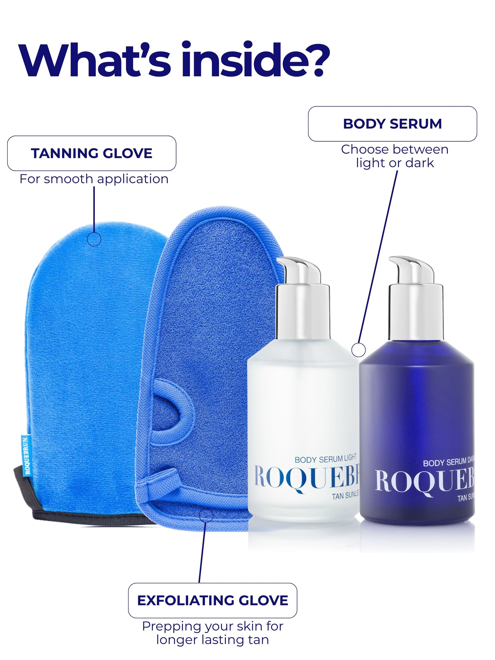 Self-tan promo pack: Body Serum & Gloves