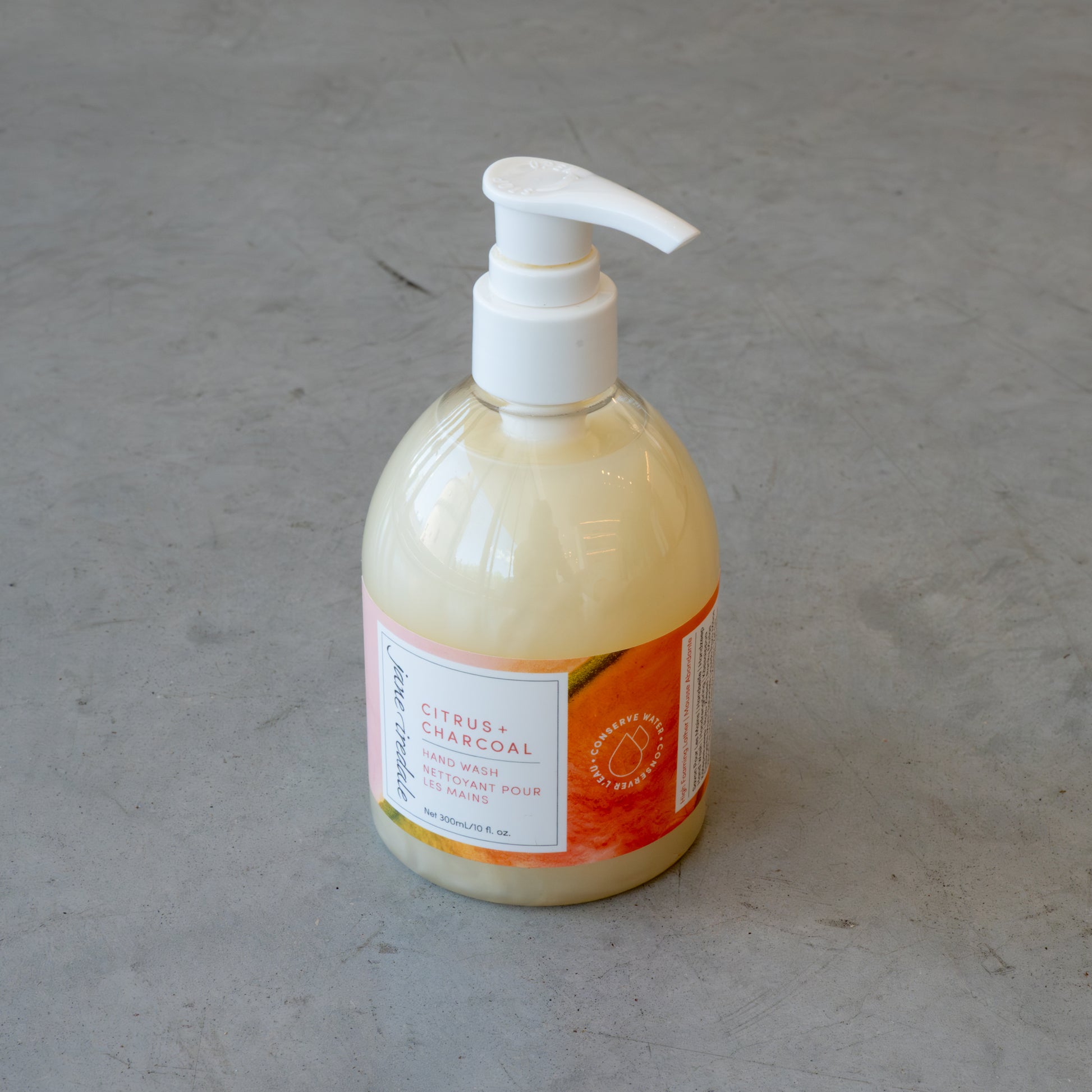 Citrus + charcoal hand wash 300 ml