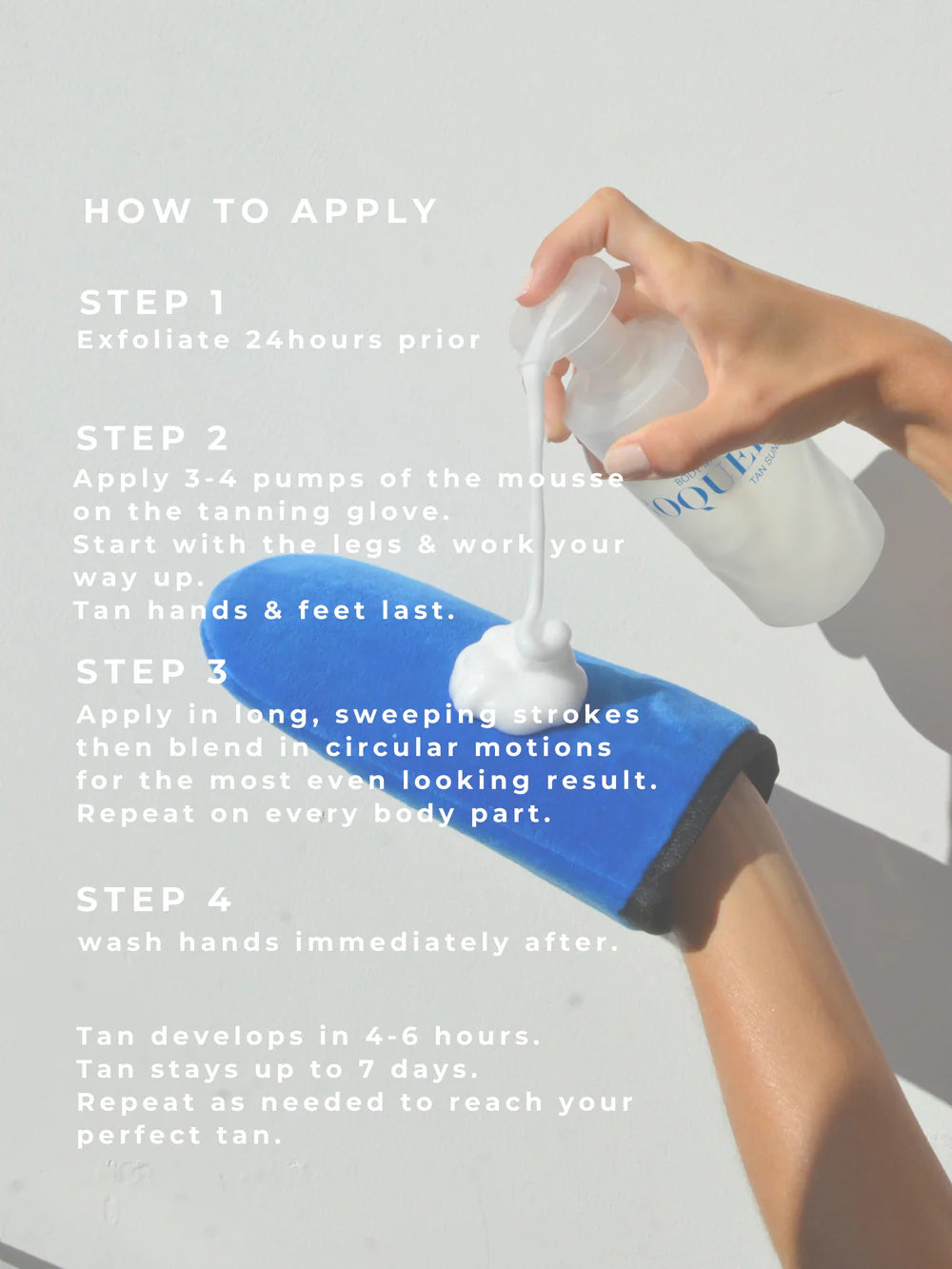 Self-tan promo pack: Body Mousse & Gloves