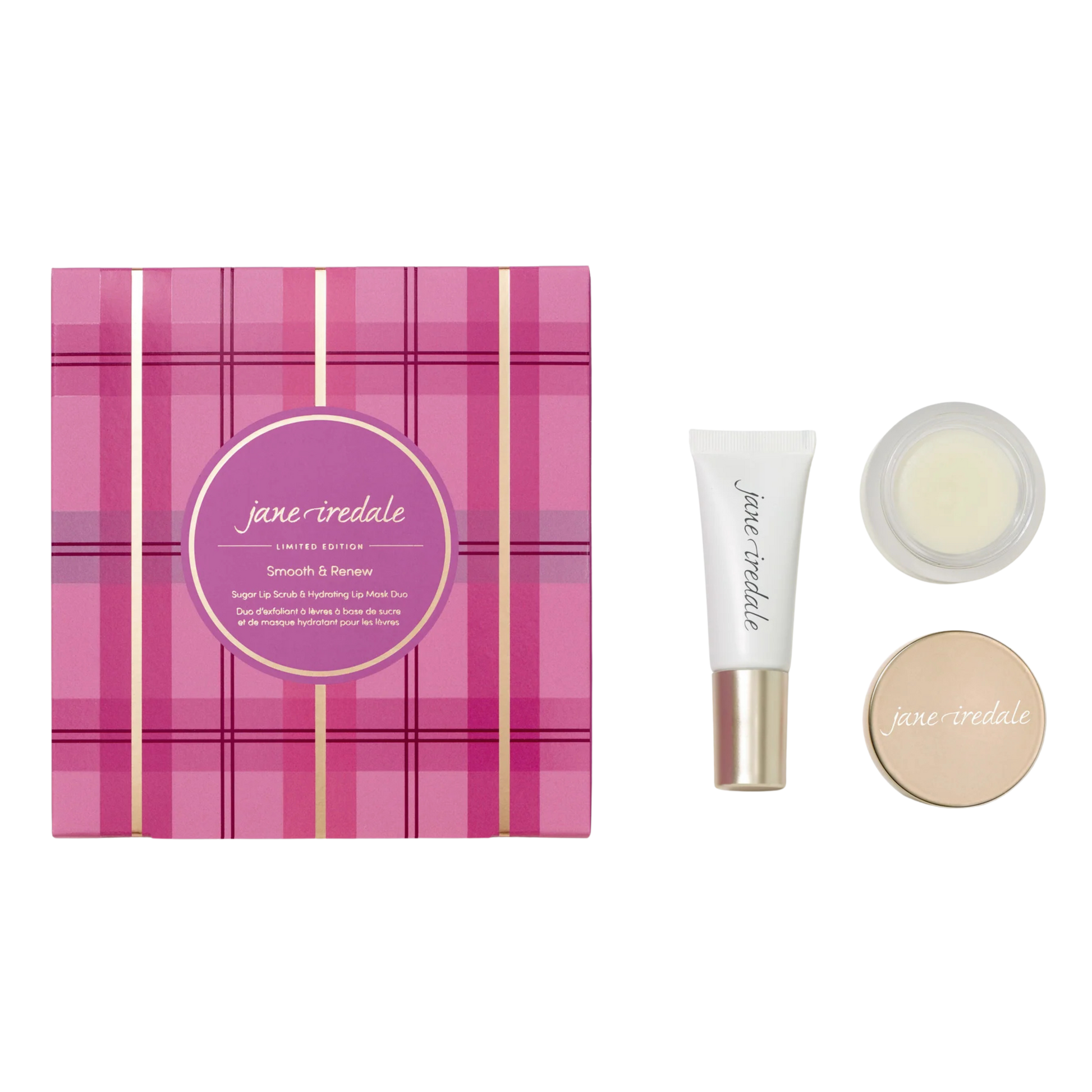 Jane Iredale - Smooth & Renew Sugar Lip Scrub & Hydrating Lip Mask Duo