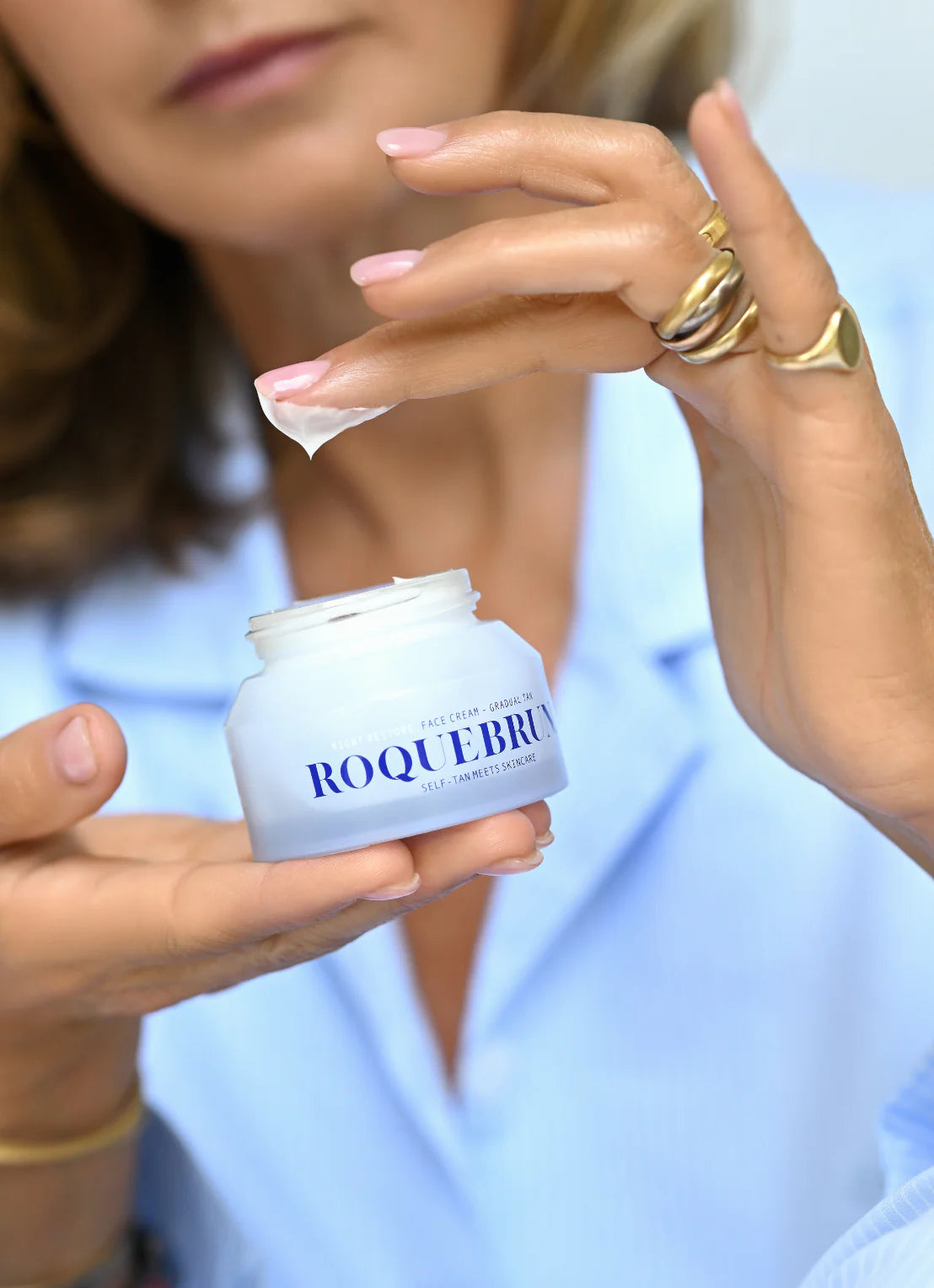 ROQUEBRUN - Night Restore Face Cream Gradual tan